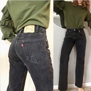 Vintage Levi 550 Black Jeans